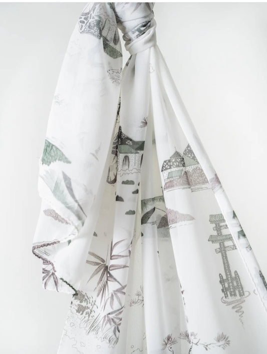 Hijaab- silky scarf by GR