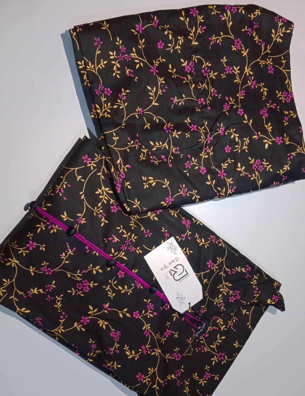 FLORAL EMBER-2pc printed lawn